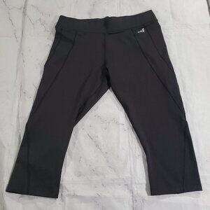 BCG Size Medium Black Capris Leggings